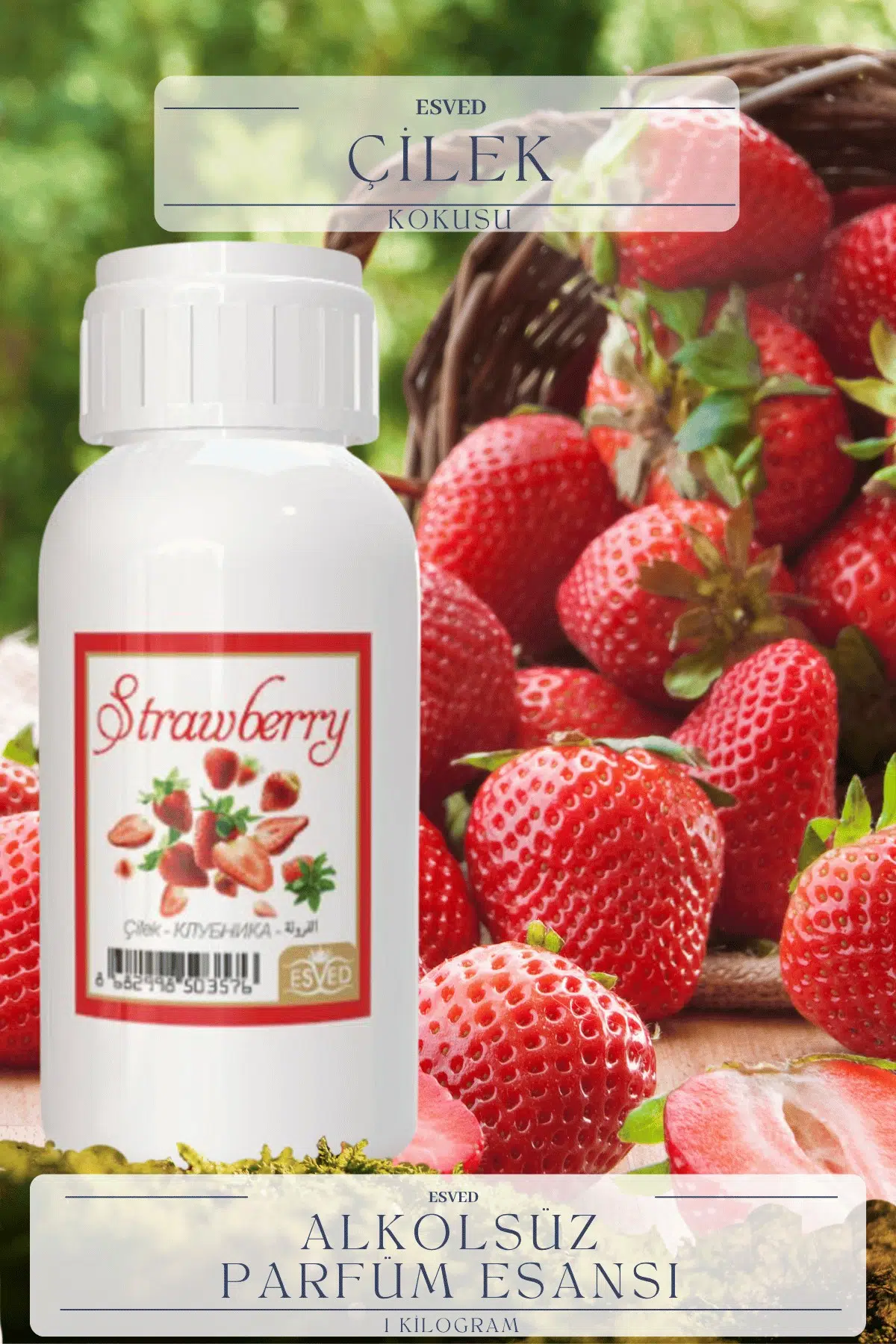 Çilek Kokusu Toptan Parfüm Esansı 1 Kilogram
