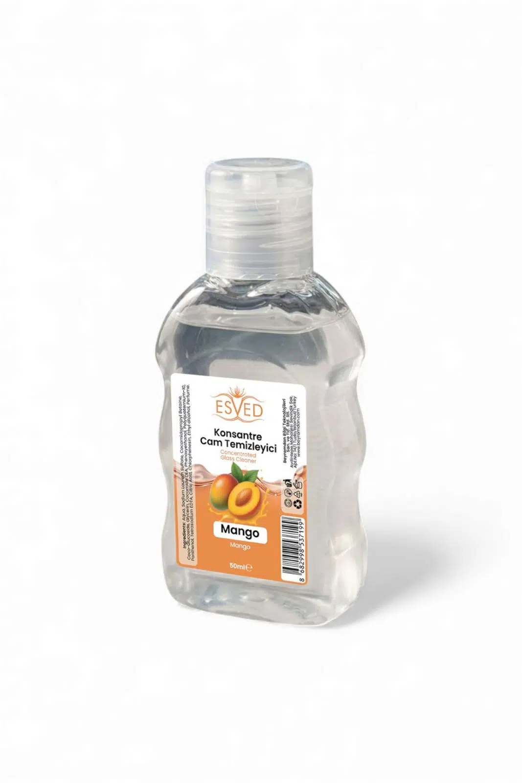 Konsantre Cam Temizleme Sabunu Mango Parfümlü 50 ml 10 adet