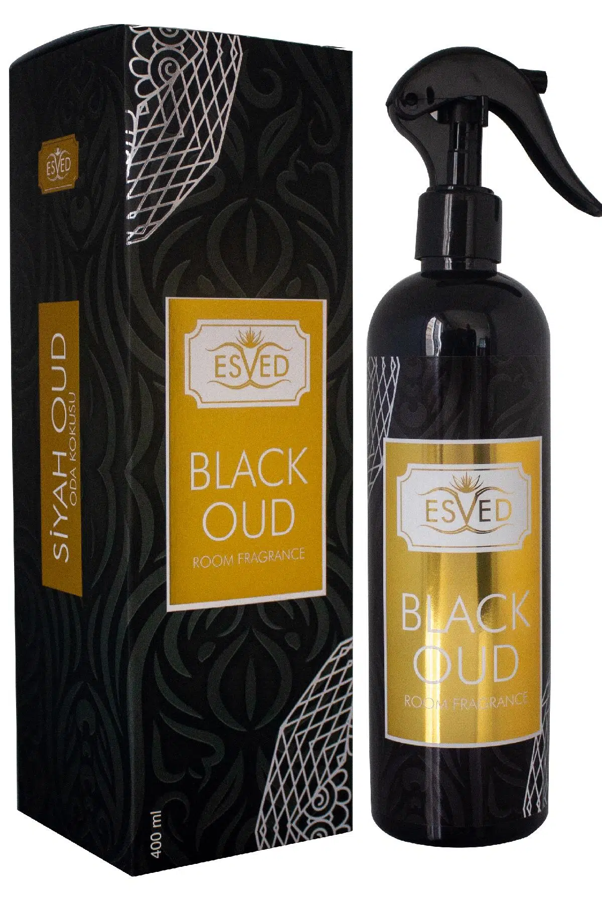 Siyah Oud & Black Oud Oda Ve Kumaş Spreyi Seccade Spreyi Oda Kokusu Koku 400 ml