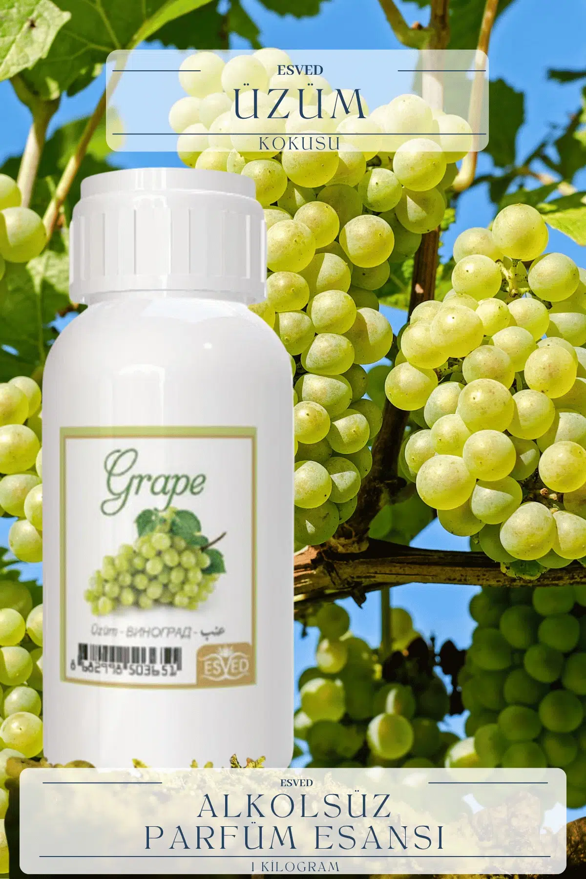 Üzüm Kokusu Toptan Parfüm Esansı 1 Kilogram